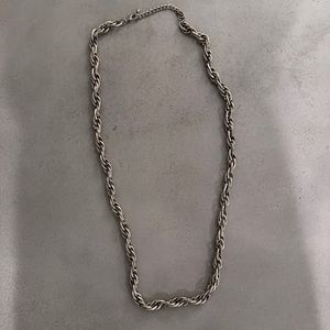 Gold toned Rope Style Necklace